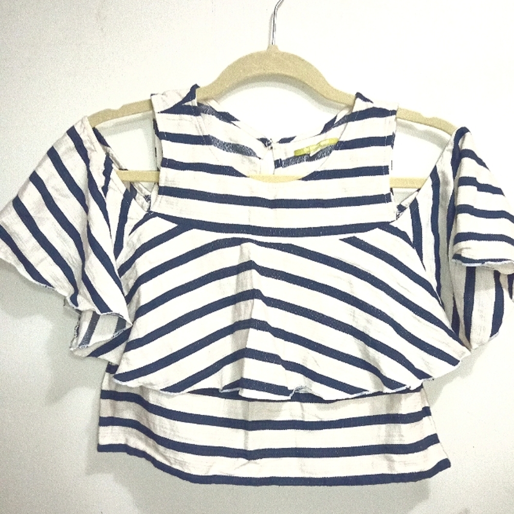 Gianni Bini size xs blue and white